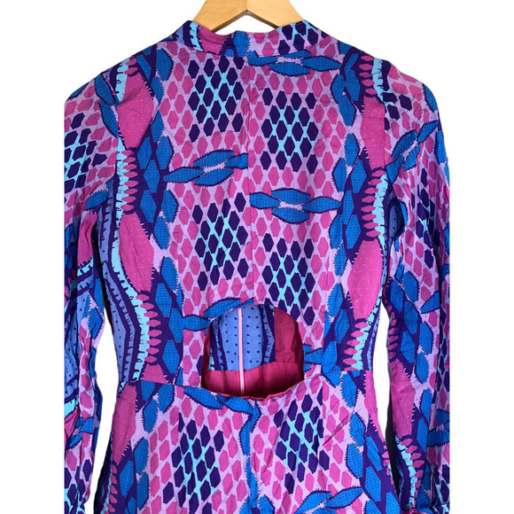 Kahindo Kisumu Romper Balloon Longsleeves Pink Flamingo Print Medium - Picture 5 of 12